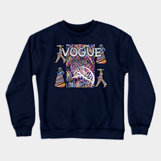 rainbowcore Graffiti : Vogue you Crewneck Sweatshirt